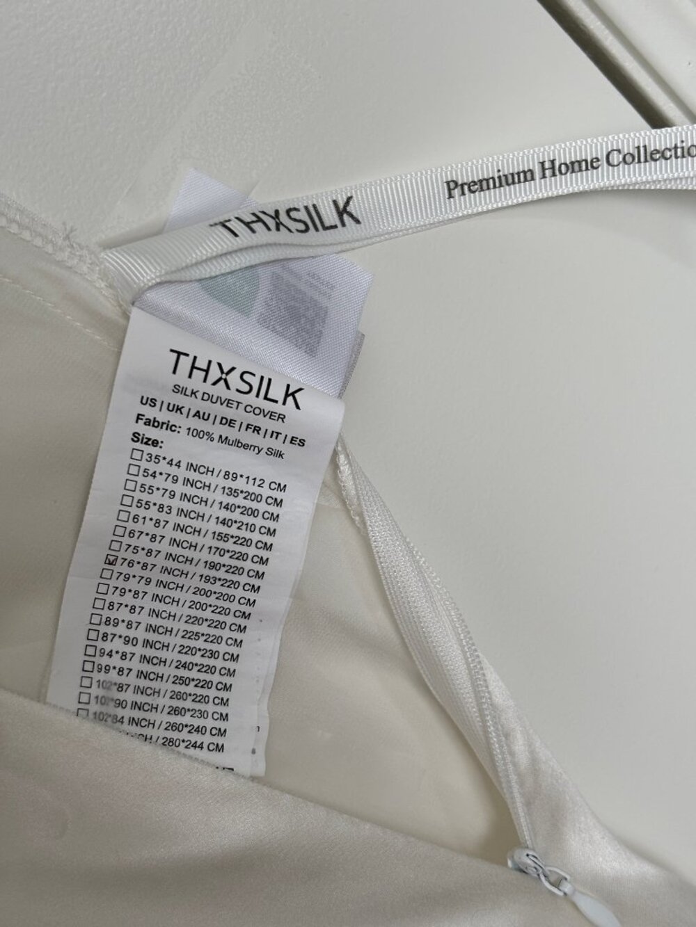 Duvet Cover Luxury Silk – Full Size – 100% Mulberry Silk 25 Momme THXSILK Brand